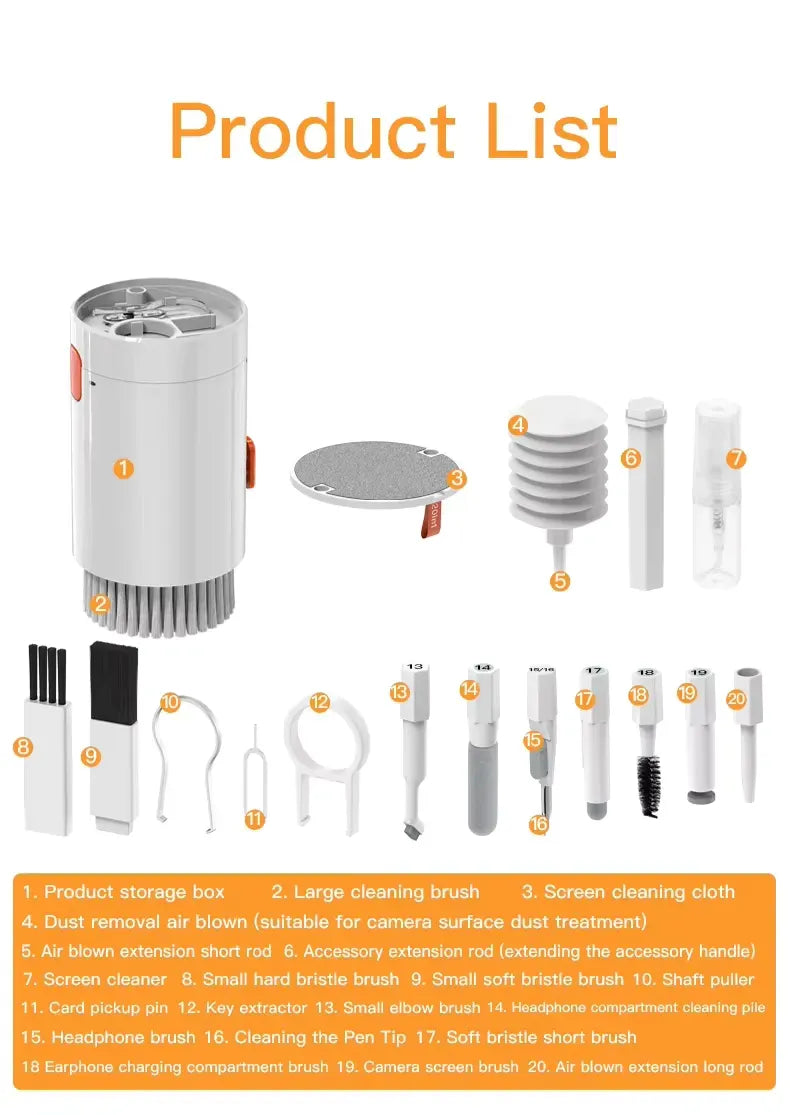 VICHYIE™ 20 in 1 Electronic Cleaning Brush Kit