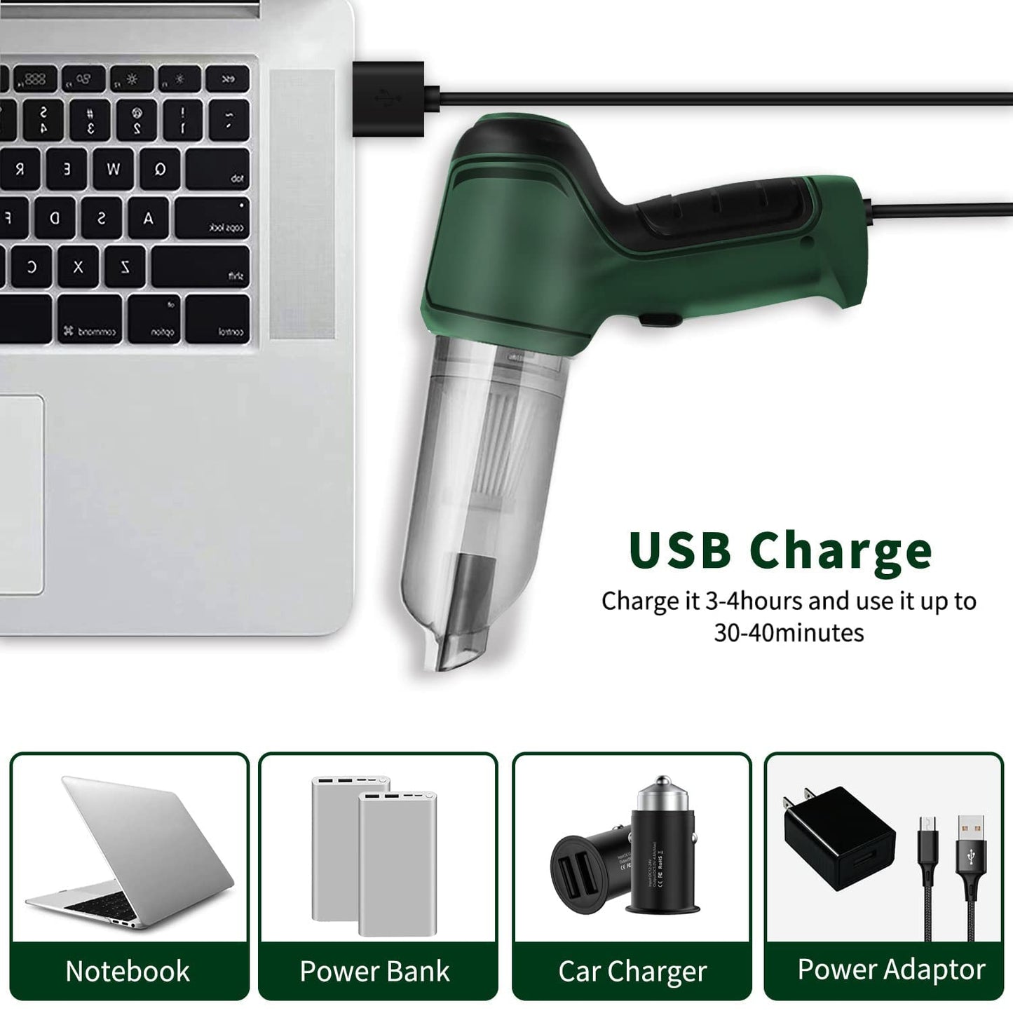 PAGALY™ Cordless Handheld Mini Vacuum Cleaner