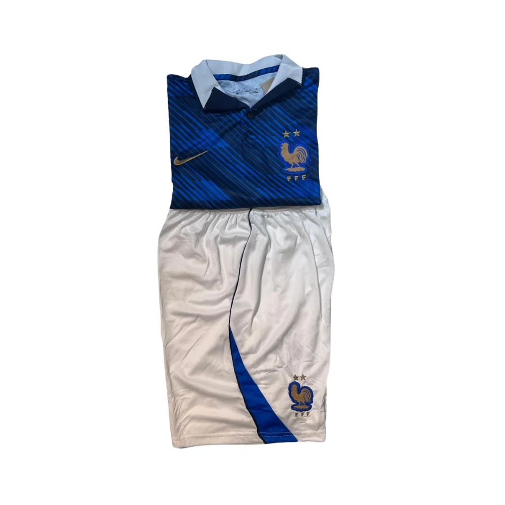 France Football World Cup Jersey 26 with Shorts