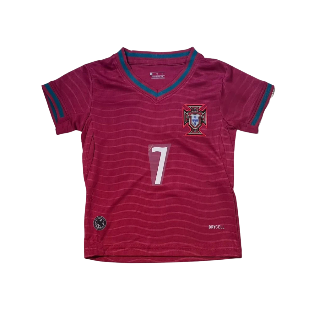 Portugal Kids Football Jersey with Shorts