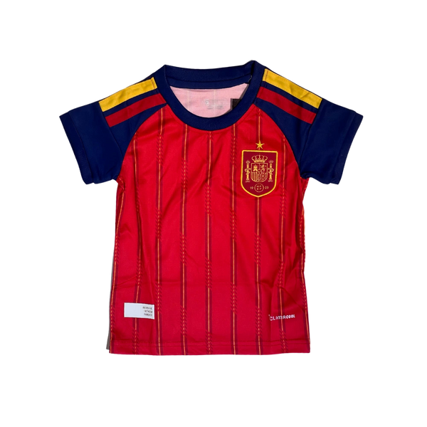 Spain Football Jersey with Shorts for Kids