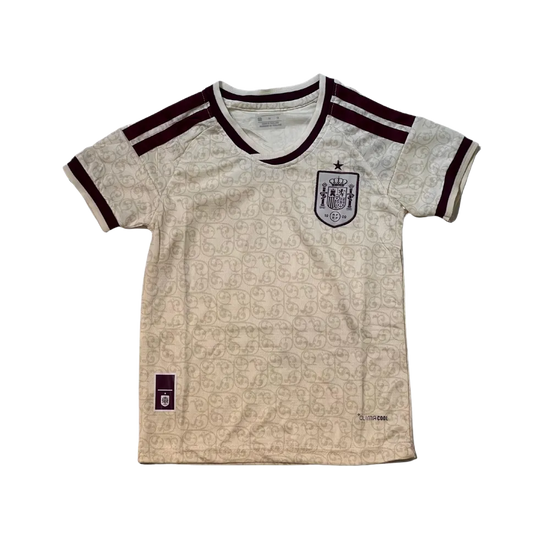 Spain Youth Away Football Jersey with Shorts