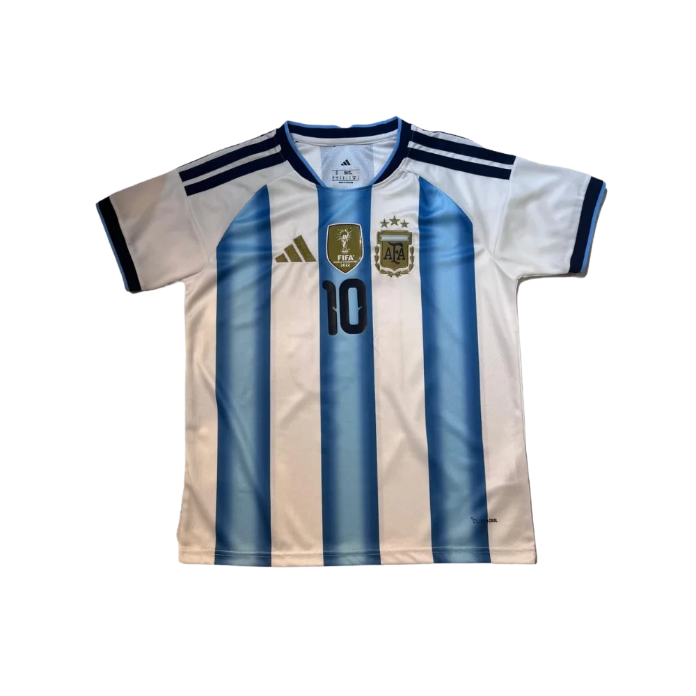 Argentina World Cup 26 Home Messi Jersey with Shorts
