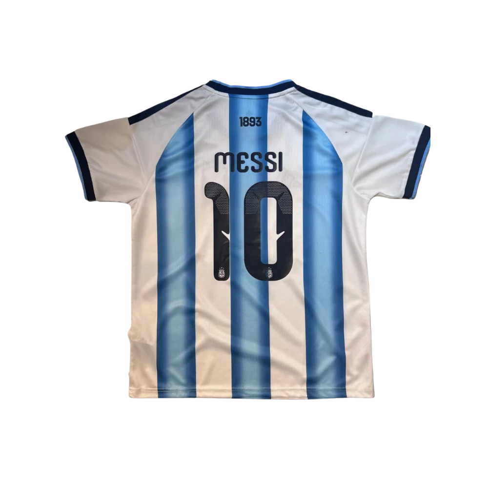 Argentina World Cup 26 Home Messi Jersey with Shorts