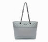 Royal Striped Tote Bag