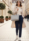 Royal Striped Tote Bag